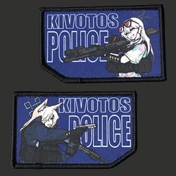 Parche táctico velcro archivo azul – Anime militar moral para mochila
