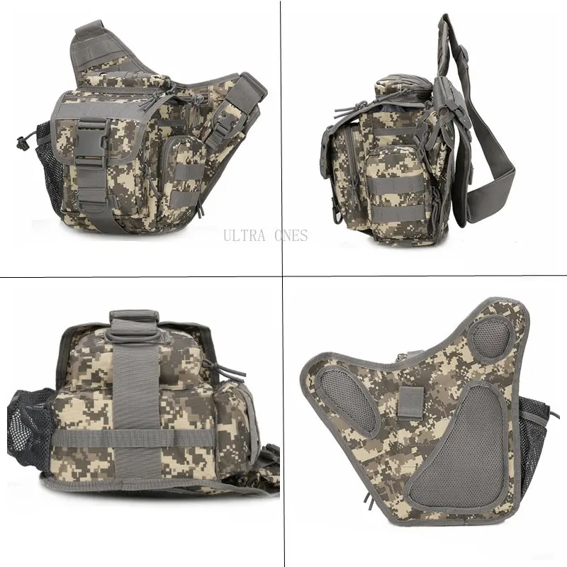 Bolsa de mensajero para caza al aire libre, senderismo, Camping, Climing, bolsas de pecho duraderas portátiles, viajes, ciclismo, juego Cs, paquete de cintura con múltiples bolsillos - imagen 4