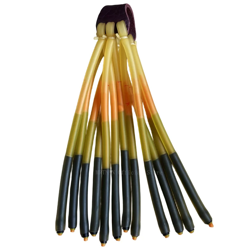 Banda de goma elástica de alta calidad para juego al aire libre, accesorios para tirachinas de caza, cinturón de tiro, rebote rápido, gran potencia - imagen 5