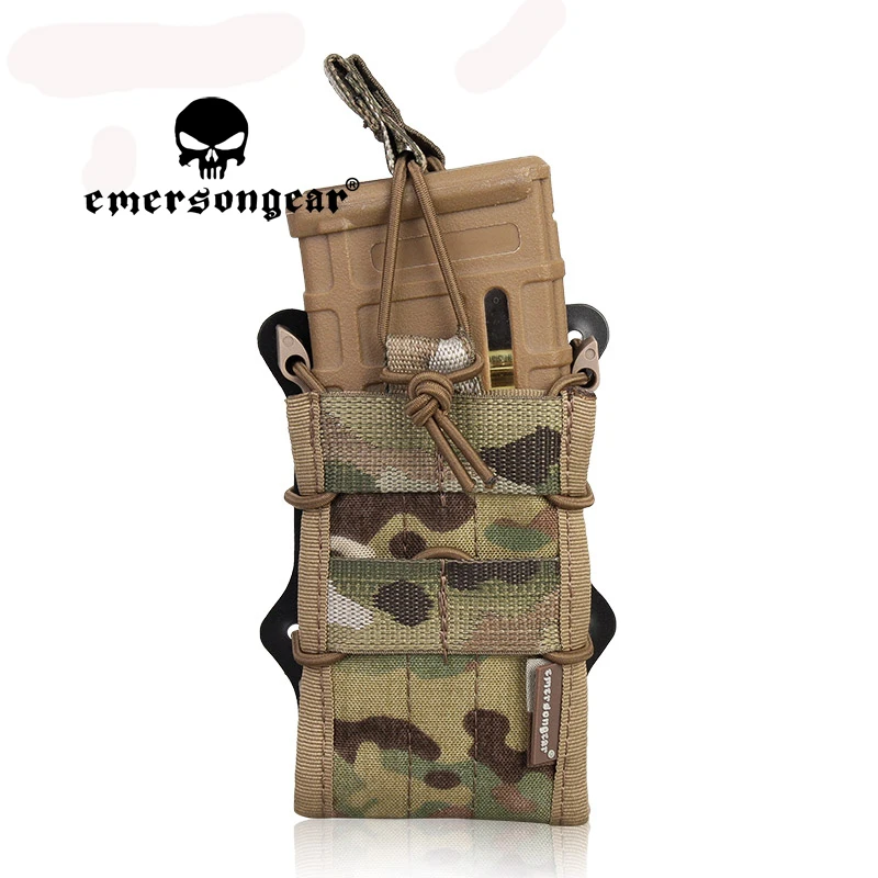 EMERSONGEAR doble Modular Rifle revista bolsa Airsoft caza utilidad MOLLE EM6035