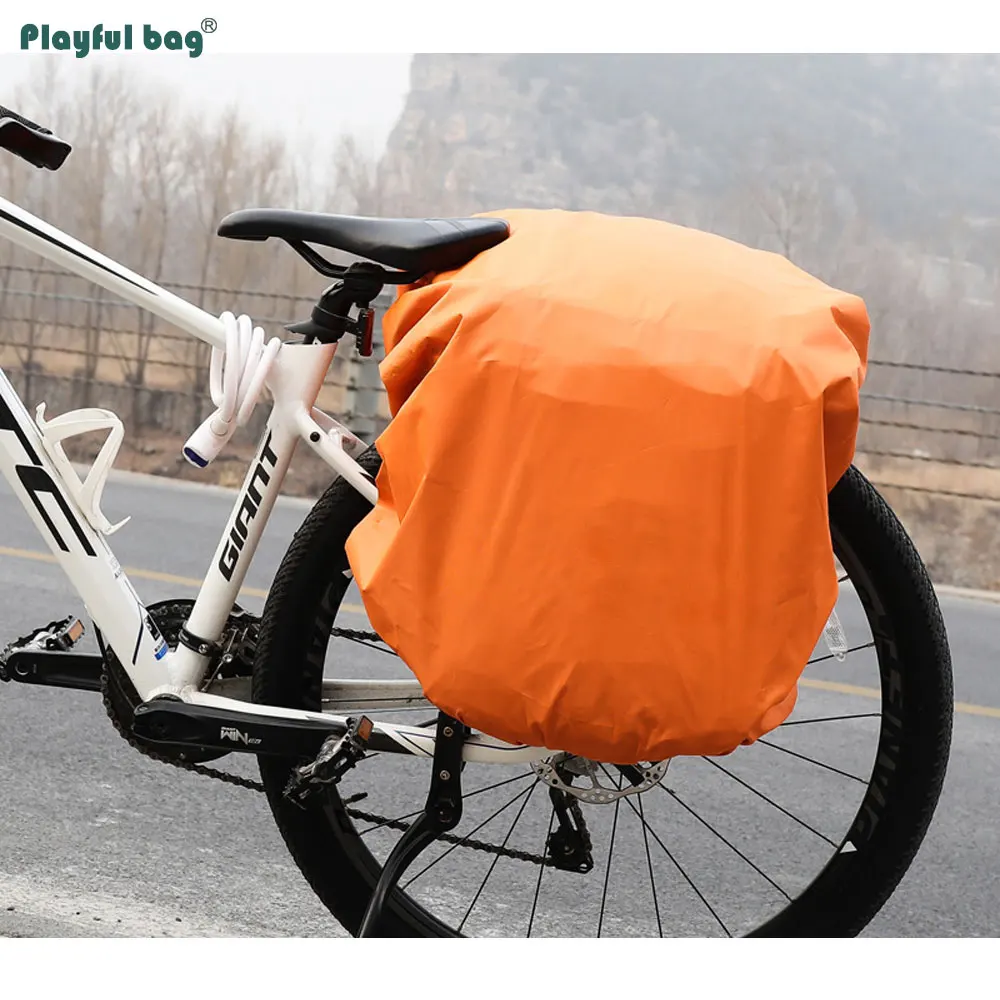 Cubierta impermeable para alforja de bicicleta, cubierta de lluvia para estante trasero de bicicleta de montaña, a prueba de polvo, equipo de ciclismo al aire libre NA48 - imagen 3