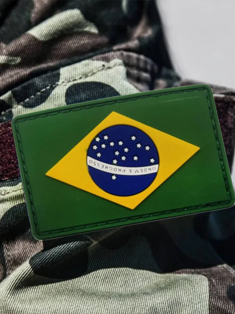 BOPE parche bordado especial brasileño, brazalete de gancho y bucle, insignia de moral táctica militar, accesorios de Calavera, pegatinas de tela Punk - imagen 2