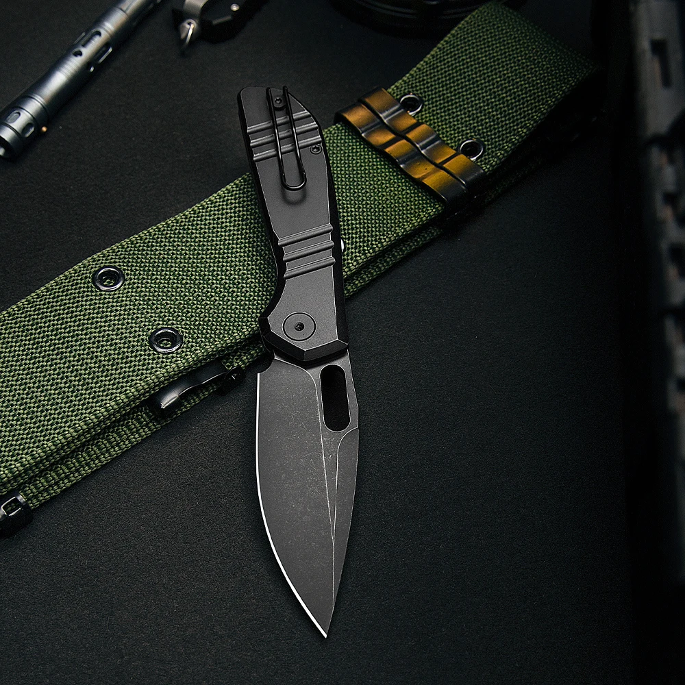TRIVISA Gecko cuchillo plegable M390 de titanio EDC - imagen 3