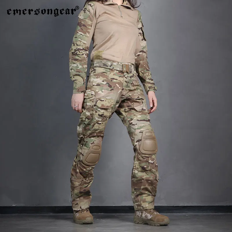 Traje de combate estilo Emersongear G3 para mujer, ropa de caza, Camping, pantalones tácticos de camuflaje Emerson, uniforme de combate EM6966 - imagen 5