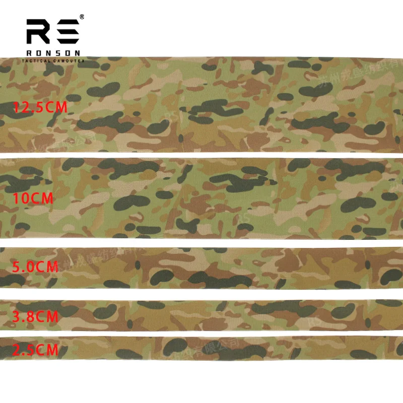 Bandas elásticas altas de 2,5/3,8/5,0/10cm AMCU nueva banda elástica estampada de doble cara de camuflaje australiano para todo terreno para equipo táctico - imagen 4