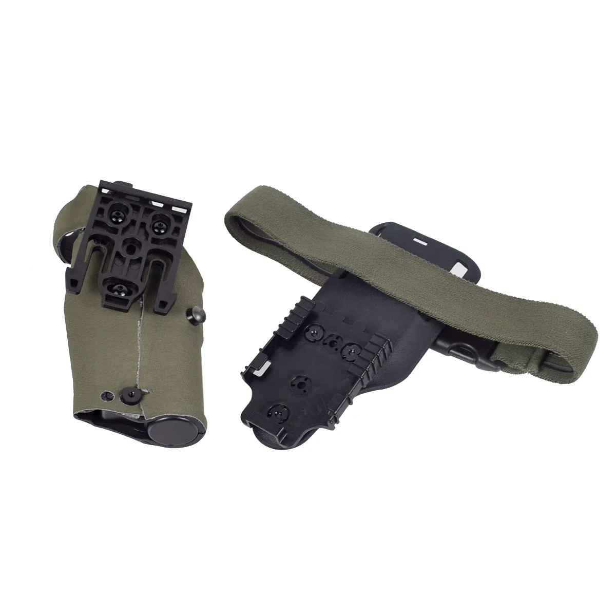 Funda para pistola de caza, funda de transporte para pistolas de mano derecha de combate táctico de liberación rápida para Glock 17 G19 montada X300 X300U Scout Light - imagen 4