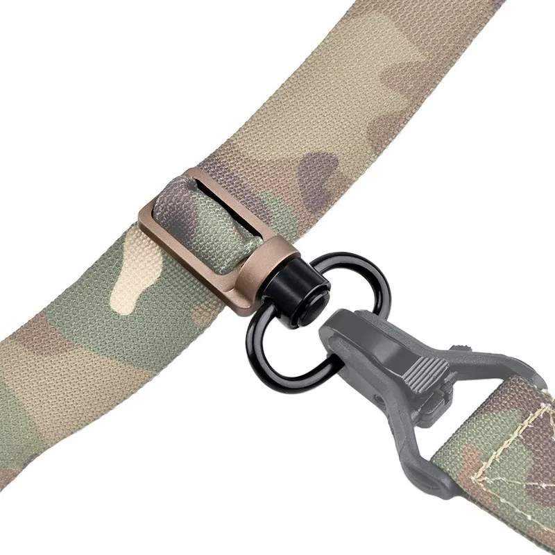 Adaptador táctico de conversión de eslinga QD de 2 a 1 punto de trígida con Base giratoria Convertible Qd de 1 pulgada QD montaje de rotación de liberación rápida - imagen 5