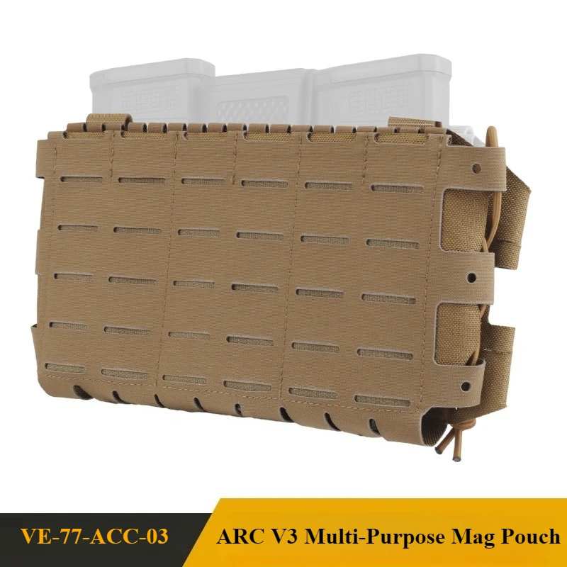 Chaleco de caza al aire libre ARC V3 bolsa magnética multiusos 5,56 bolsa de almacenamiento Molle Mag de tres secciones rápidas