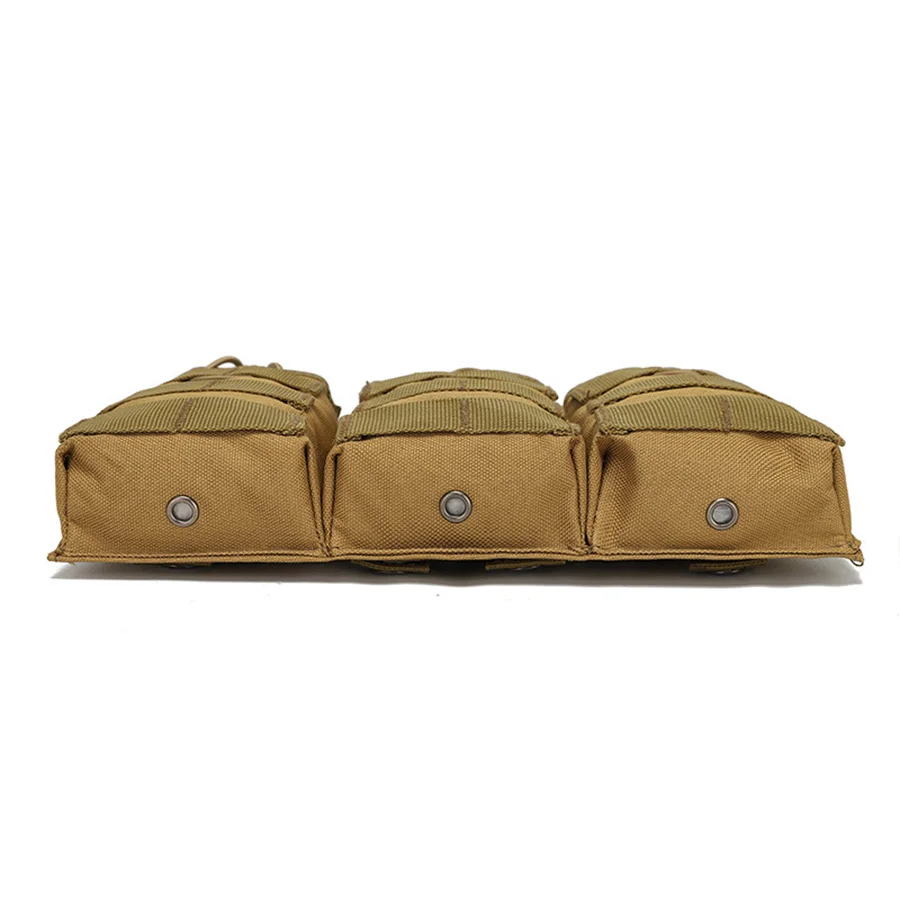 Bolsa triple de entrenamiento para artículos, chaleco de campo, bolsa de accesorios Molle, bolsa varios, bolsa de almacenamiento AK M4, bolsa para walkie talkie - imagen 4