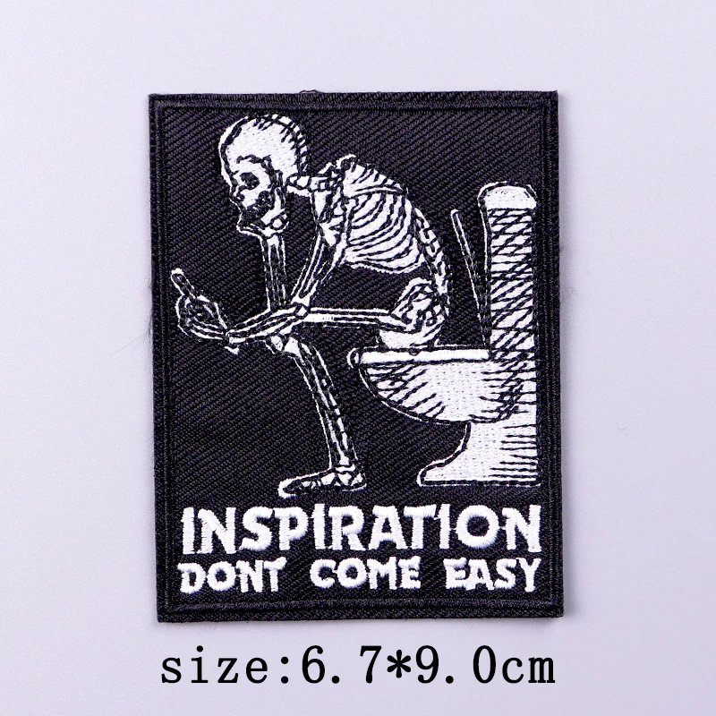 Parche con letras para planchar, parches termoadhesivos para ropa, eslogan proverbio, bordado, insignias adhesivas - imagen 4