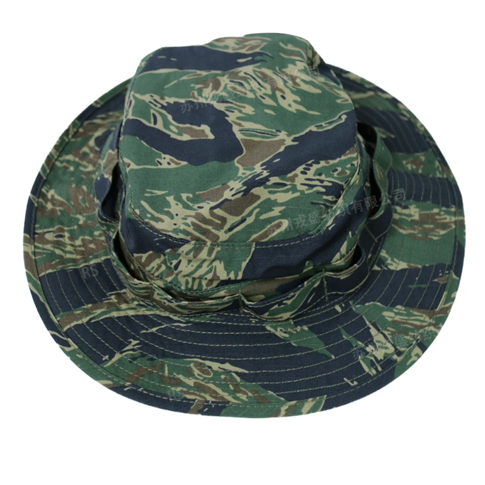 Parasol de camuflaje táctico para exteriores, protector solar transpirable, sombrero de ala corta, Color personalizable - imagen 4