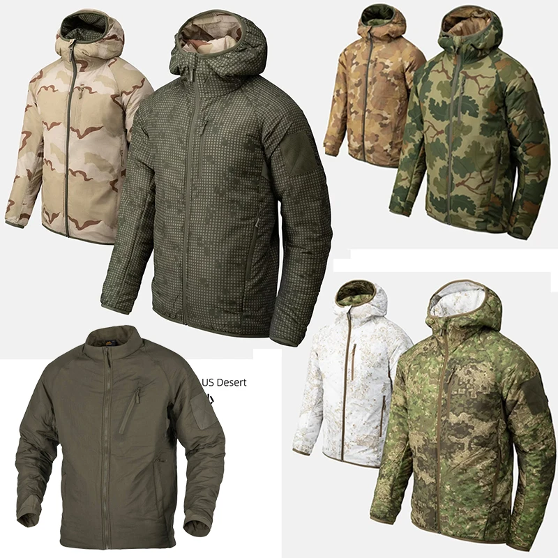 Traje de asalto al aire libre, chaqueta de doble cara, chaqueta de algodón cálida de invierno para hombre - imagen 2