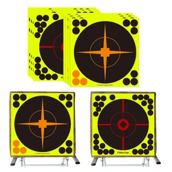 Pegatinas de objetivo de salpicaduras de 8 pulgadas, papel de destino autoadhesivo, papel de destino de tiro para competiciones, pegatina de práctica