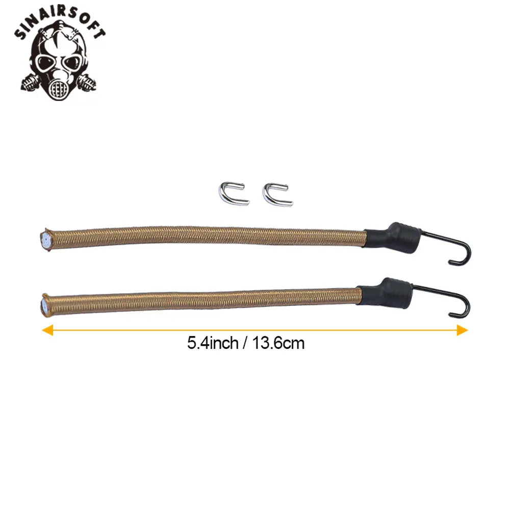 SINAIRSOFT-riel guía para casco, cuerda de nailon de seguridad, táctico rápido, accesorios para cascos, Juego de 2 piezas - imagen 4