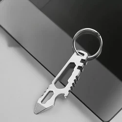 Llavero multifunción de exteriores premium con cuchillo y abridor