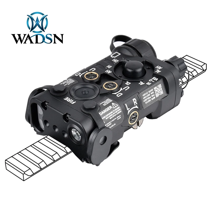 Láser táctico NGAL de aluminio IR, rojo, verde, azul, mira visible, luz estroboscópica blanca con SF M600 M300, luz de explorador, lámpara de caza - imagen 5