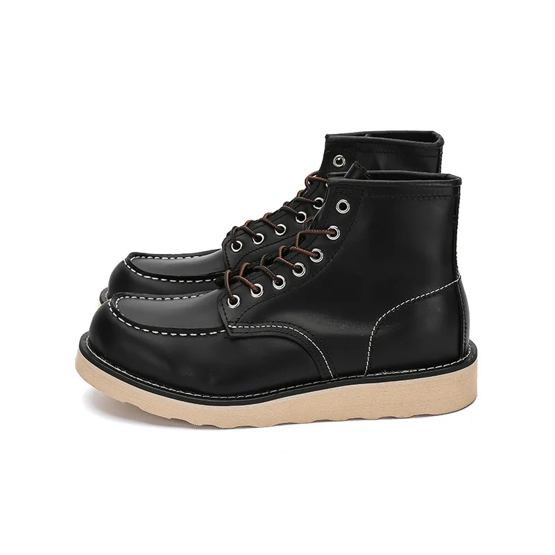 Zapatos de senderismo de cuero para hombre y mujer, botas de caza impermeables, botines de nieve tácticos para el desierto, zapatillas casuales para caminar, unisex - imagen 3