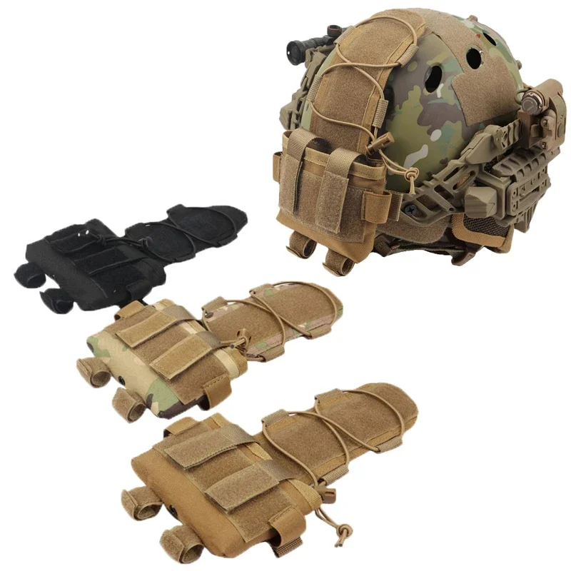 Bolsa de batería para casco táctico MK2, paquete de batería para casco, bolsa de peso de equilibrio para casco rápido para caza Airsoft, equipo deportivo al aire libre - imagen 3