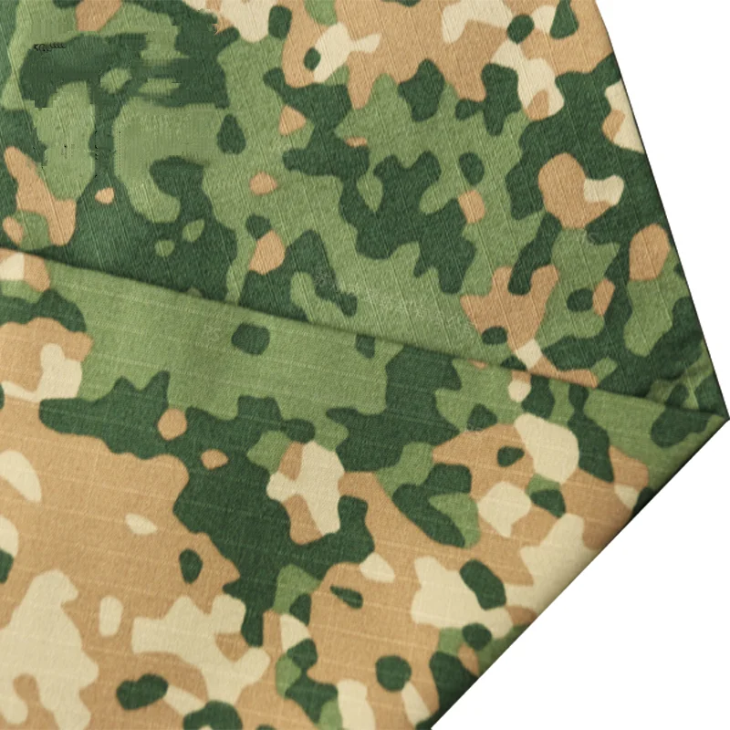 NC5050 tela de algodón y nailon de camuflaje multicolor, tela de camuflaje para uniforme táctico DIY, Durban/patrón de tigre/camuflaje suizo - imagen 4