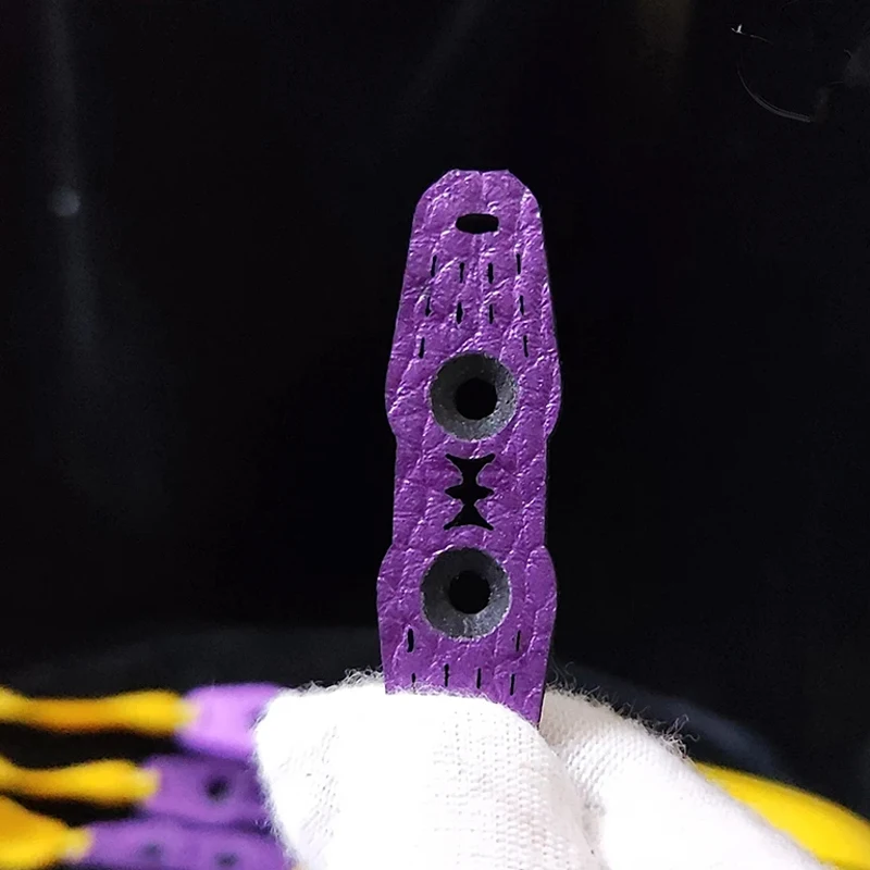 Bolsa de cuero para tirachinas de caza, bolso de cuero Artificial de posicionamiento, fibra ultrafina, piezas de caza, 20 piezas - imagen 4