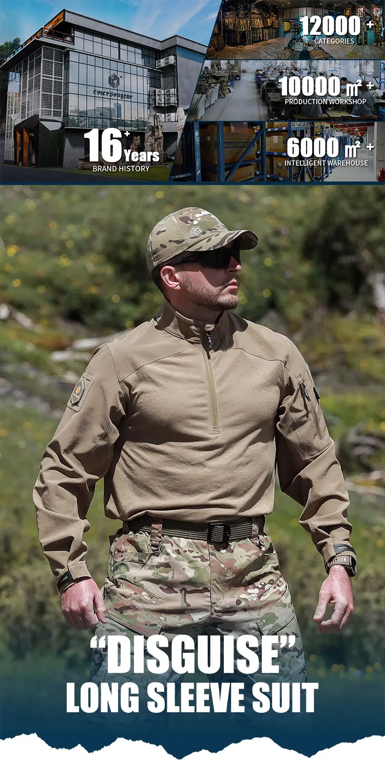 Camiseta táctica Emersongear Blue Label Disguise EMB9752