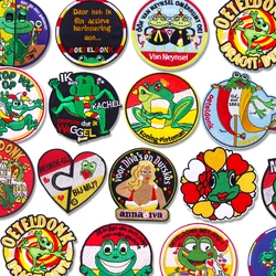 Parche bordado emblema Oeteldonk Países Bajos para ropa