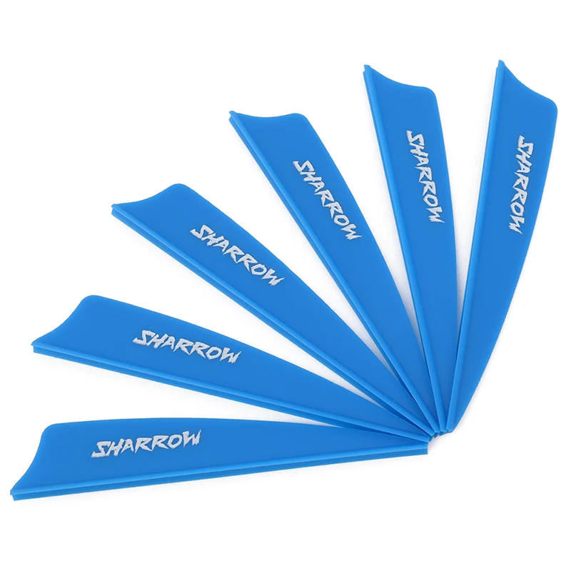 36/72 Uds. Paletas de flecha de 3 pulgadas pluma de goma de tiro con arco para eje de flecha DIY Fletches caza tiro objetivo accesorios de práctica - imagen 5