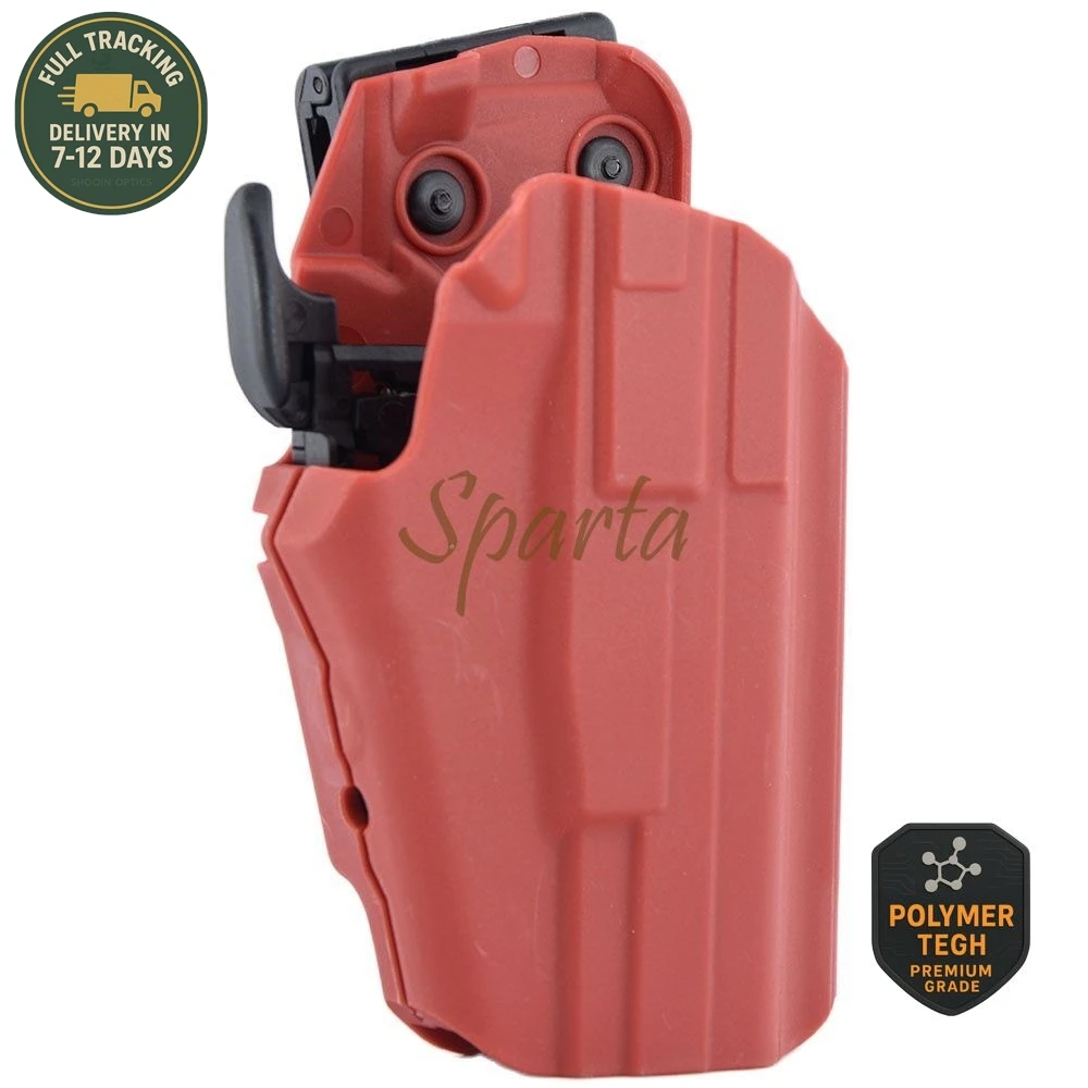 Tactical Quick Draw Pistol Holster High Strength Polymer With Release Lock - imagen 3