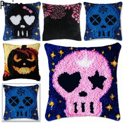 Kit bordado calavera y estrella – Almohada 3D punto cruz DIY