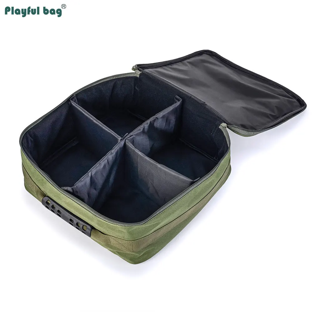 Bolsa de aparejos de pesca portátil, bolsa impermeable para rueda de pesca, bolso de almacenamiento al aire libre, caja de herramientas AVA300 - imagen 4