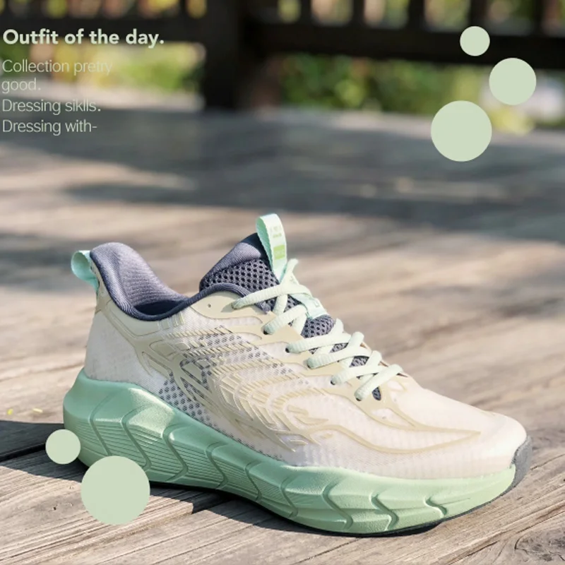 CAMSSOO, zapatos transpirables de malla para senderismo al aire libre, zapatos para correr para hombre, zapatillas todoterreno para mujer, zapatos tobilleros informales para caminar en montaña - imagen 4