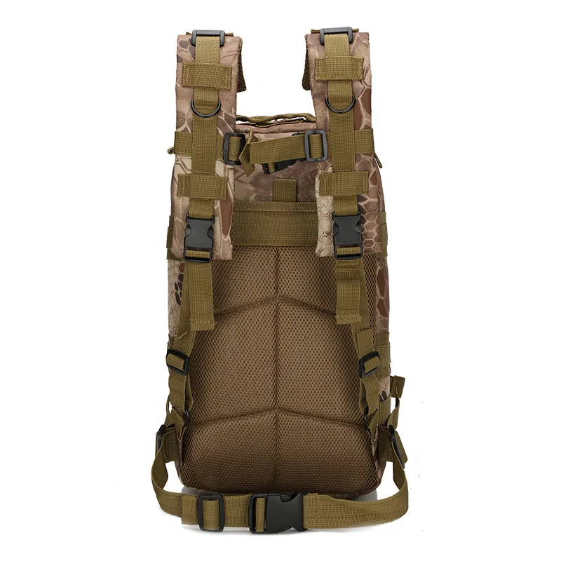 Lawaia-mochila de camuflaje militar para hombre y mujer, bolso táctico de tres niveles, bolsa de escalada, mochila de nailon para senderismo, 30l - imagen 4