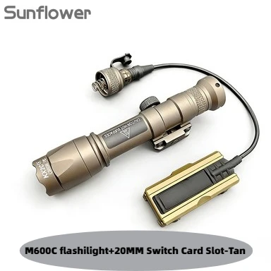 SF Linterna Táctica LED para Rifle, Interruptor Remoto Presión CNC - imagen 5
