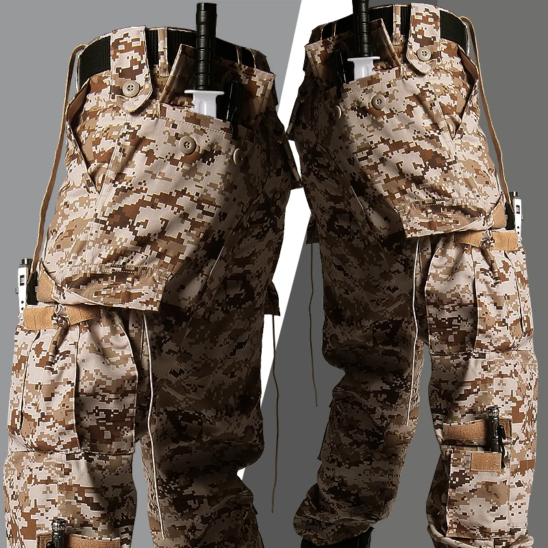 Traje de camuflaje táctico ACU, ropa de trabajo al aire libre para hombres, chaqueta de asalto americana fina - imagen 2