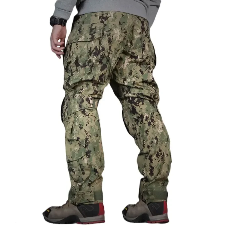 Emersongear pantalones de entrenamiento táctico Gen 3 pantalones Cargo para hombre tiro Airsoft caza juego de guerra combate senderismo ciclismo EM7049 AOR2 - imagen 2