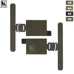 KRYDEX-Kit adaptador de faja con hebilla de Metal de liberación rápida táctica, para FCPC V5 AVS, portador de placa de caza, faja Molle