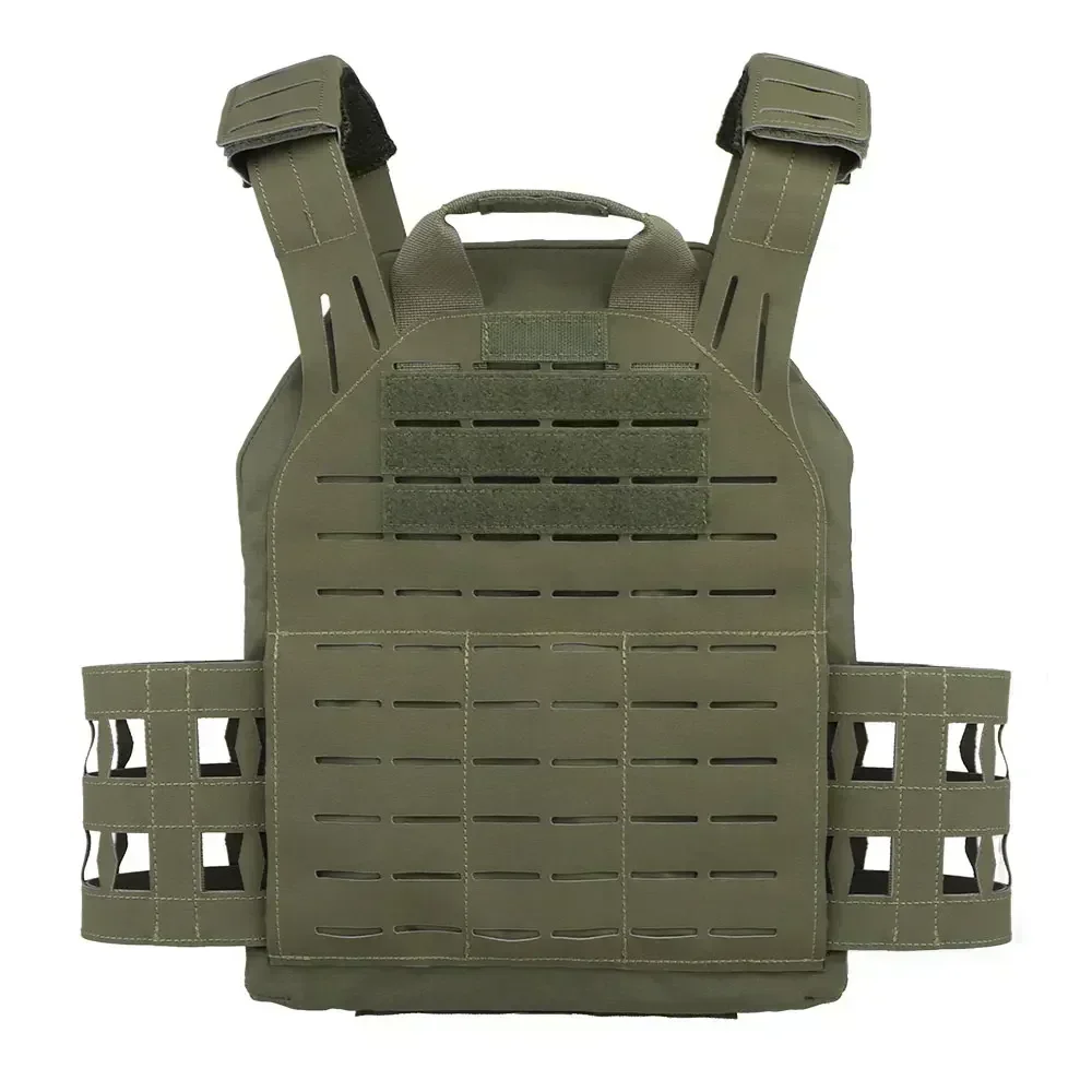 SINAIRSOFT-Chaleco táctico de protección para exteriores, montado, LG3V2 6094, hombreras gruesas, chaleco de caza con corte MOLLE láser - imagen 5
