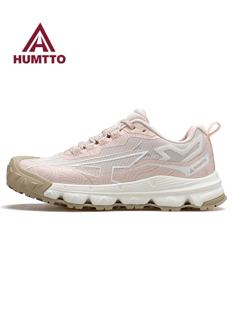HUMTTO zapatos de senderismo al aire libre para hombre, zapatos de escalada, zapatillas para correr todoterreno, zapatos de viaje, zapatos informales para mujer, antideslizantes y transpirables de primavera - imagen 4