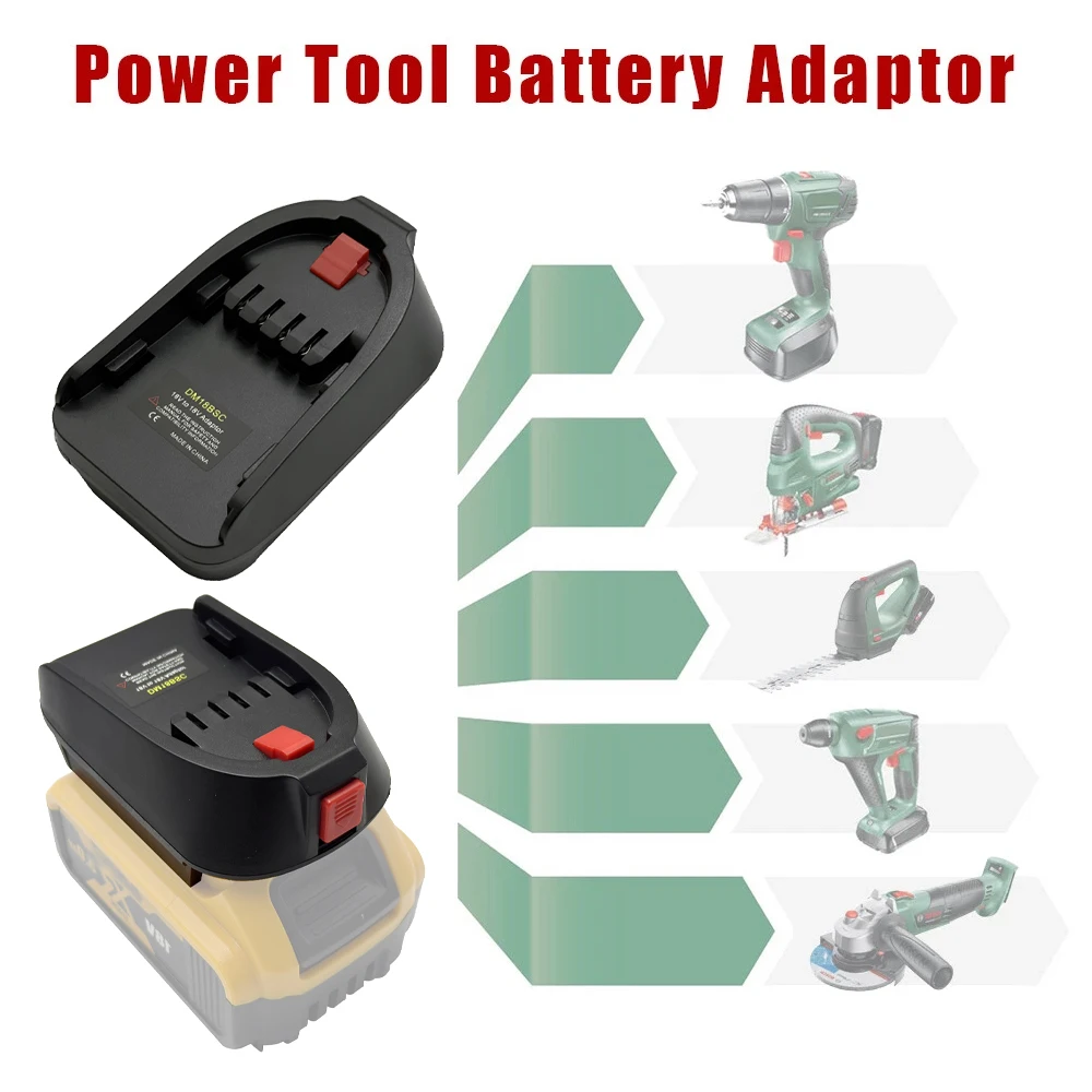 Adaptador convertidor de batería de iones de litio para Dewalt para batería de iones de litio Milwaukee de 18V utilizada para herramienta eléctrica Bosch C de 18V - imagen 4