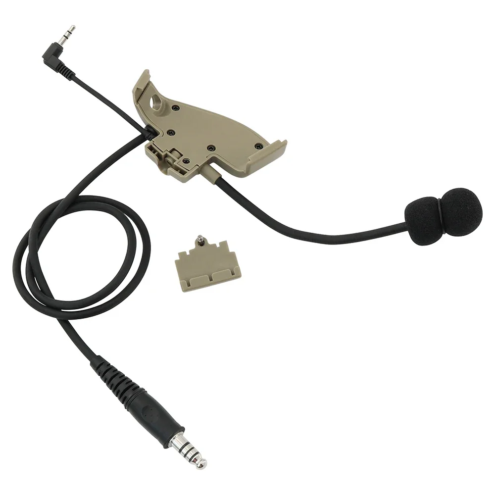 Micrófono y PTT para Howard Leight Impact deportes orejeras electrónicas para Airsoft tiro caza auriculares tácticos - imagen 4