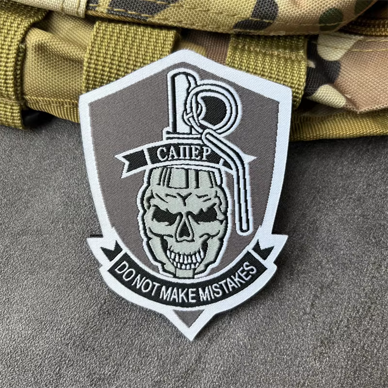 Parche táctico Chevron impreso con velcro – Insignia moral militar - imagen 2