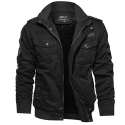 Chaqueta térmica táctica windproof hombre – múltiples bolsillos invierno