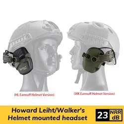 Auriculares tácticos de tiro de nueva generación, orejera con cancelación de ruido para casco de arco, Protector de oreja de caza