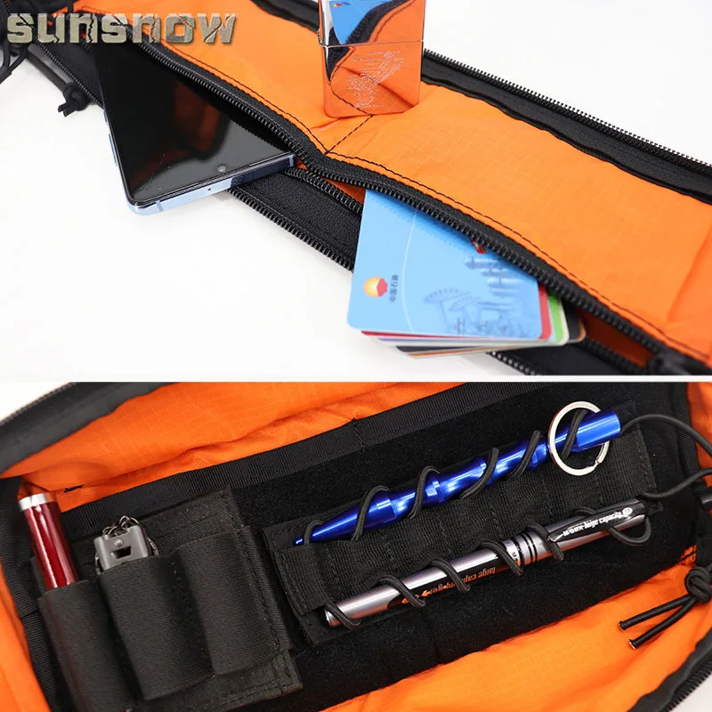Bolsa de pecho táctica multifuncional para exteriores, bolso de gran capacidad para deportes de ocio al aire libre, ciclismo, novedad - imagen 4