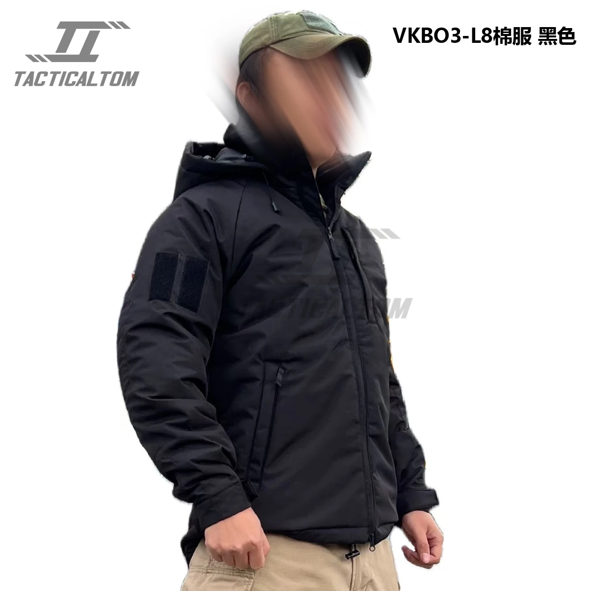 VKBO3.0 PRO conjunto táctico de algodón negro todo terreno combate - imagen 4