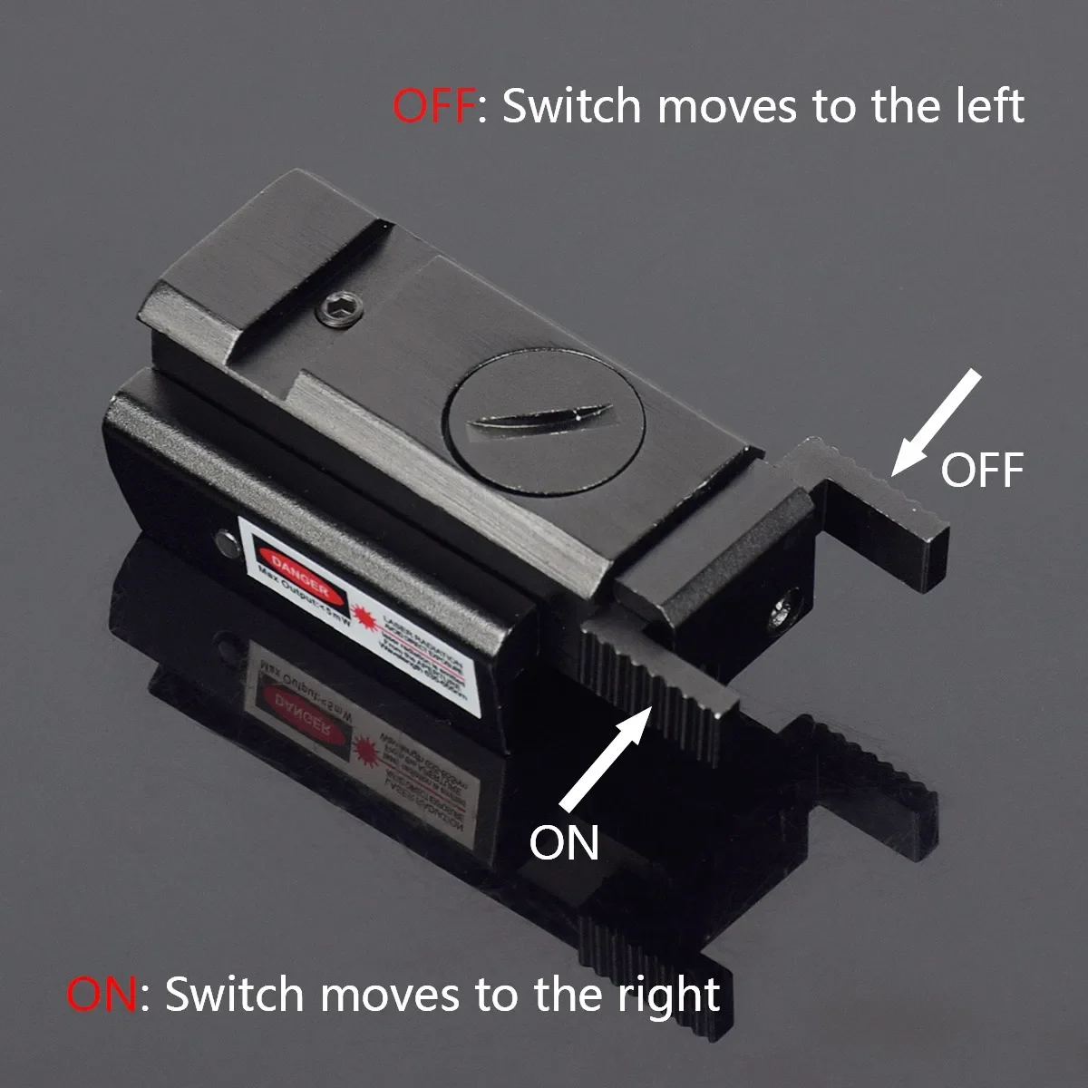 Mira láser táctica de punto rojo y verde para pistola de cola de milano de 11mm, riel Picatinny de 20mm, Rifle de caza, láseres, Glock de caza - imagen 4