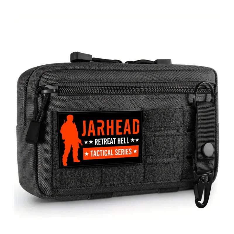 Bolsa táctica Molle con corte láser 1000D, bolsa administradora compacta resistente al agua para mochila, chaleco, cinturón de servicio, accesorio de caza - imagen 3