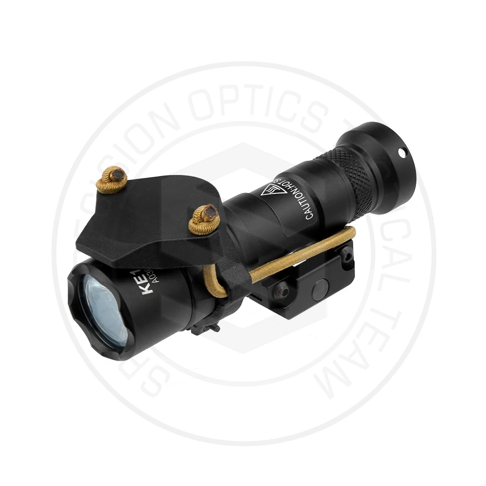 Tapa de luz para arma de linterna, cubierta de lente compatible con luz de 1,125 pulgadas/1,25 pulgadas/1,45 pulgadas de diámetro para SF M300B/M600B Rein 1,0/2,0 de polímero de nailon - imagen 2