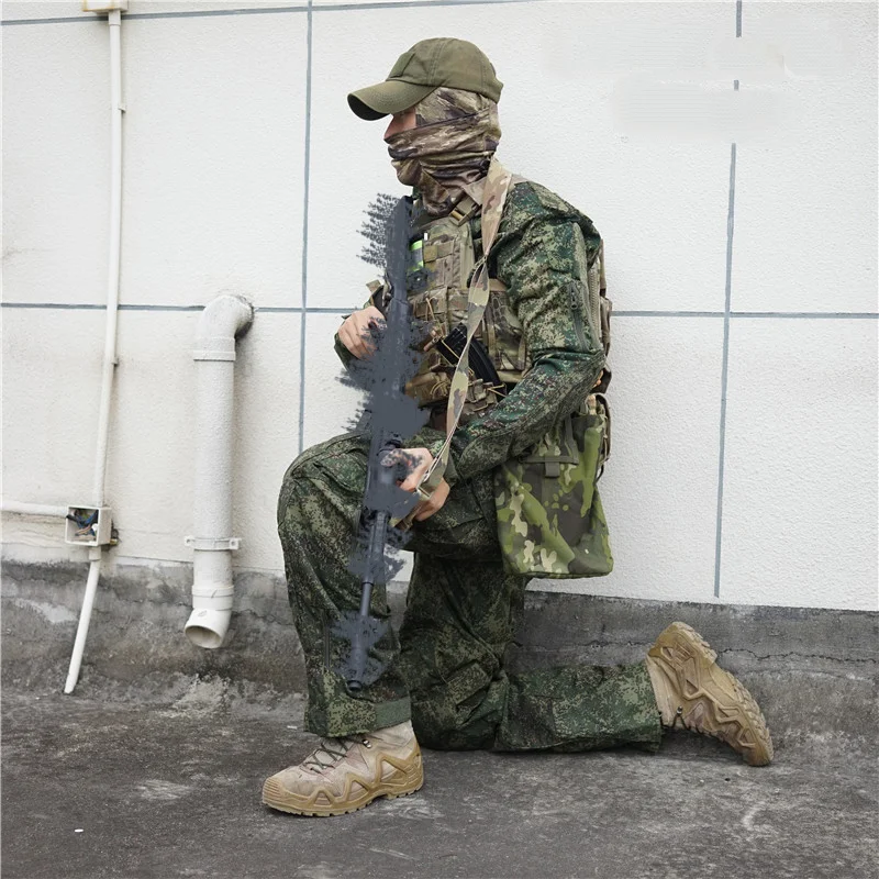 Ruínas rusas FG camo EMR SSO fuerzas especiales combate rana pantalones camisa compuesta dragón escala armadura tortuga Shell traje de entrenamiento - imagen 5