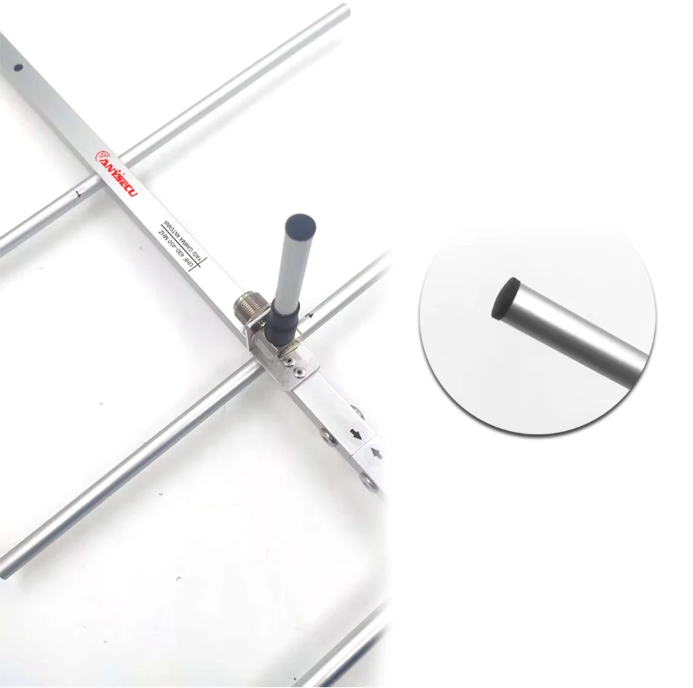 Antena YAgi AY09 Ailunce de alta ganancia, Antena Yagi de 13dBi, frecuencia UHF de 430-450MHz, Yagi-Uda Walkie Talkie, antena de Radio Ham - imagen 5